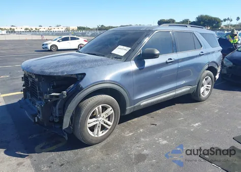 2021 Ford Explorer Xlt z USA, uszkodzony, nr VIN 1FMSK8DH5MGC16209